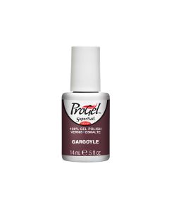SuperNail ProGel Gargoyle gel polish in 14ml size with two tone printed label and product information