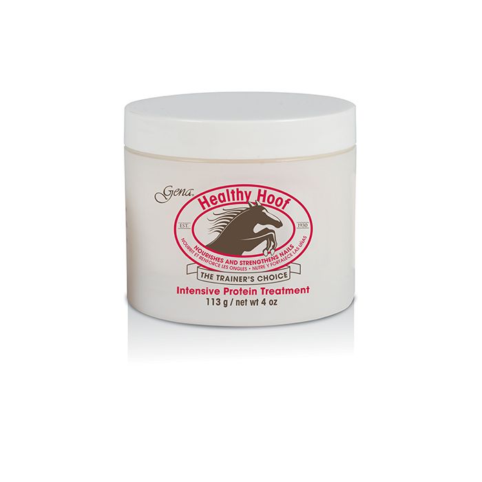 Front view of a 4-ounce bottle of Healthy Hoof Intensive Protein Treatment Cream for nails and cuticles